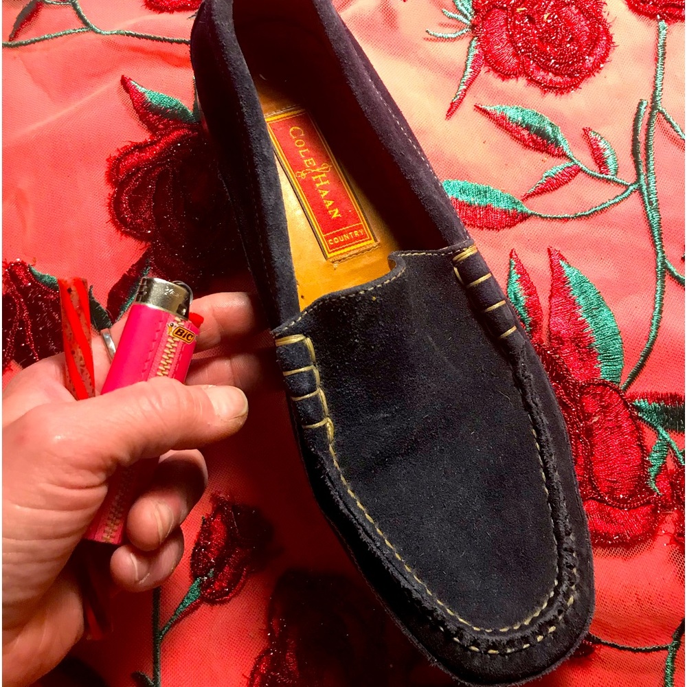 Cole Haan Woman’s Suade Flat Shoe